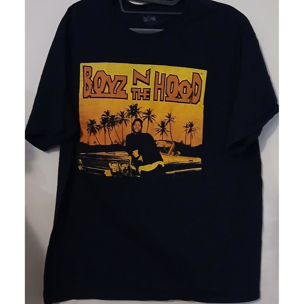 Boyz N The Hood Ice Cube Graphic T Shirt Men's L Black Movie Hip Hop Tee